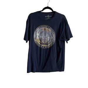 Marvel Wanda Vision Men SZ L Navy Blue S.W.O.R.D. Graphic Short Sleeve T-Shirt